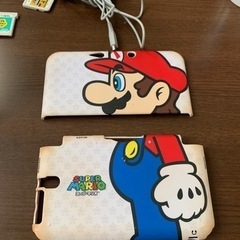ニンテンドー3DS LL ホワイト 本体　カセット付 ACアダプタの画像
