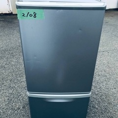 2108番 パナソニック✨ノンフロン冷凍冷蔵庫✨NR-B142W-S‼️