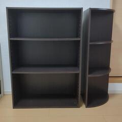【受付終了】ニトリ　カラーボックスワイド＋コーナー　３段