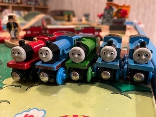 トーマスプレイテーブルL 木製トーマス