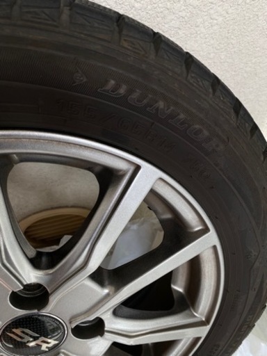 ダンロップ　155/65R14 冬タイヤ