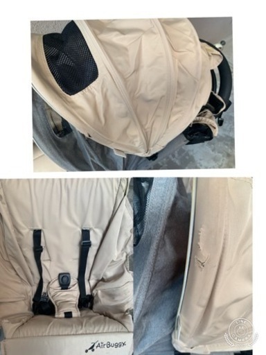 エアバギーココ　ブレーキ★値下げ‼️タイヤ交換済み　専用空気入れも付いてます。