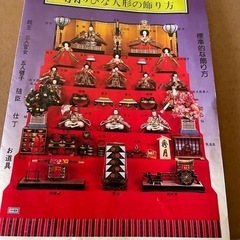 30年前の物ですが、20年以上飾っていません。秀月木目込み人形ですのであまり汚れはないと思います。の画像