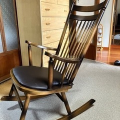 アンティーク家具】東洋ファニチャーロッキングチェア