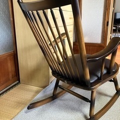『TOYOFURNITURE』東洋ファニチャー アンティーク　ロッキングチェア アンティーク家具】東洋ファニチャーロッキングチェア
