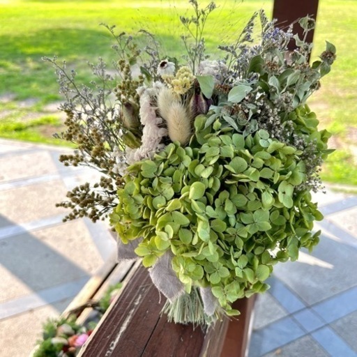 アナベル紫陽花　スワッグpg