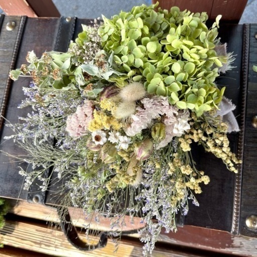 アナベル紫陽花　スワッグpg