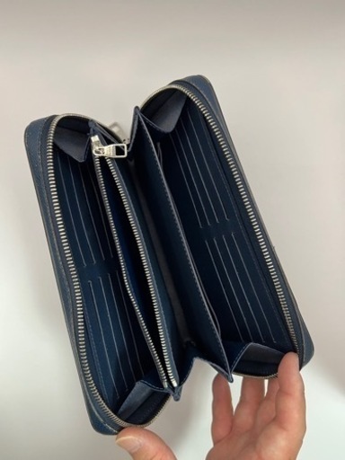 ルイヴィトン 長財布 ジッピーXL オーガナイザー ストライプ　オセアン