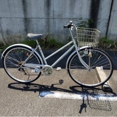 自転車　通学自転車　ママチャリ　27インチ　変速5段