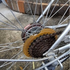 自転車　通学自転車　ママチャリ　27インチ　変速5段の画像