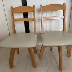 ダイニングチェア　２脚　確定済