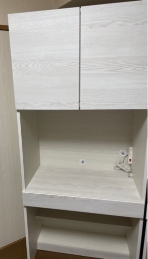 ★お盆特価★【幅 80】壁面ユニットデスク　ニトリ （ 家具転倒防止金具つけます） 7,400円