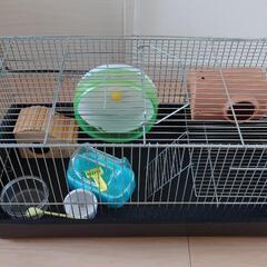 ハムスター　小屋　大きめ　ケージ　中古