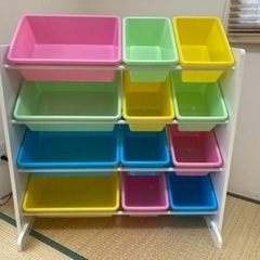 おもちゃ収納 トイハウスラック おもちゃ箱