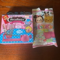 ポッキーのデコレーション器具と手作り入浴剤キット
