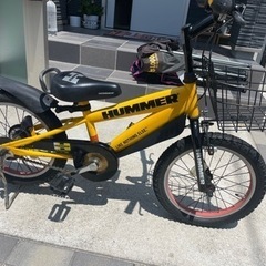 16インチ？ハマー自転車（美品）早い者勝ち！！