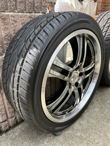 値下げしました。  エスティマ50 19インチアルミタイヤセット