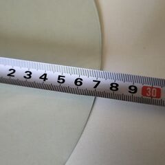 円形 透明ガラス 厚み約2mm 約φ270mm　丸 ガラス板の画像