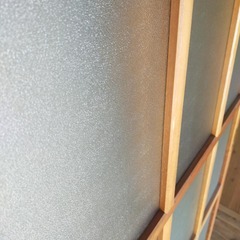 引き戸　差し上げます！　昭和レトロ　建具　ガラスの画像