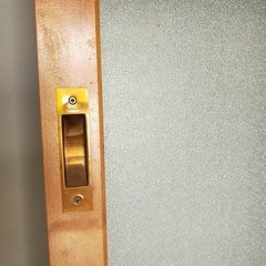 引き戸　差し上げます！　昭和レトロ　建具　ガラスの画像