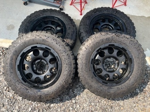 ジムニー（タイヤホイール4本セット）TOYO オープンカントリーMT-R 195R16 LMG CS-9 139.7 5穴±0