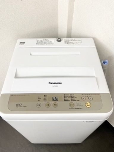 激安‼️まだまだ使えます 17年製 6キロ Panasonic洗濯機NA-F60B10?