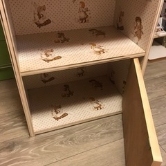 昭和レトロ　カラーボックス　女の子　カントリーの画像