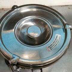  美品！　電磁調理器対応給食缶 21cm　麵ゆで・カレーなど煮物に！の画像