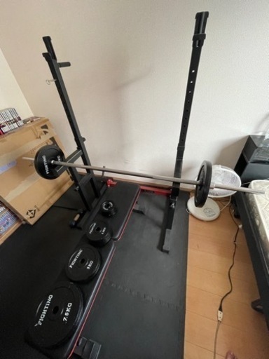 ベンチプレス、プレート、シャフト、ラック、ベンチ