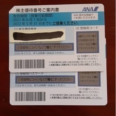 ☆☆  ANA株主優待券 2枚  ☆☆