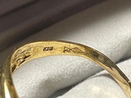k18 リング鑑定済