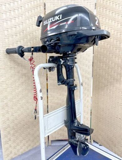 SUZUKI 小型船舶用船外機 DF2 00202F 2馬力 4ストローク スズキ 製造年月25年03月 ジャンク扱い品 札幌 手稲