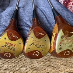 ★レア品★タイトリスト ビンテージゴルフクラブ ウッド3本セット