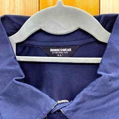 D10　BUNDESWEAR ブンデスウェアー シャツ　ネイビーカラー　LLサイズ　シャツ　ミリタリー　メンズ　半袖の画像