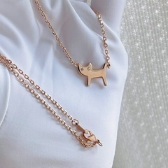 【新品】子ねこのネックレスの画像