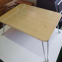 木目鏡面ローテーブル