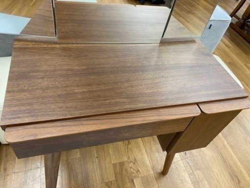 R388 LEGNATEC クラッセ CLASSE Grosse 日本製家具 レグナテック ティペット2 ドレッサー 鏡台 半三面鏡 コンパクト かわいい ウォールナット・ブラックチェリー・オーク 美品