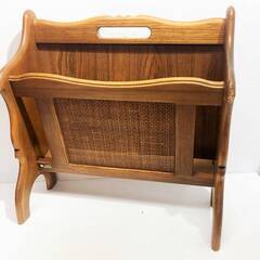 Karimoku/カリモク家具 マガジンラック 木製 本入れ イ...