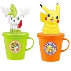 新品未開封 2008年 いつもポケモンと一緒！フィギュア付コップ...