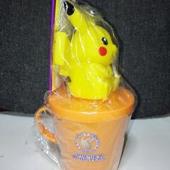 新品未開封 2008年 いつもポケモンと一緒！フィギュア付コップ ピカチュウの画像
