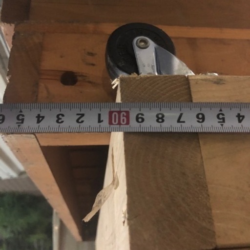 DIY…WOOD…デッキ用…3台‼️+台…キャスター付き3台‼️まとめ売り3台+3台