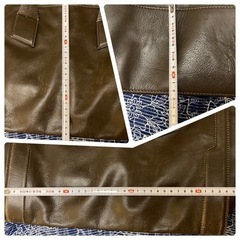 ヴィンテージな本革バッグの画像