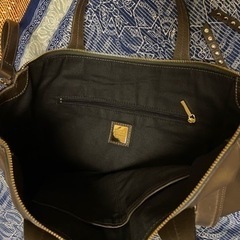 ヴィンテージな本革バッグの画像