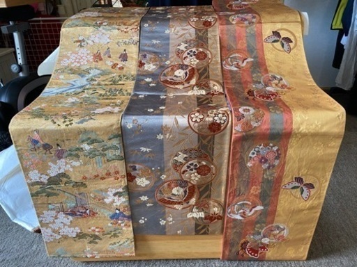 和装　着物　帯　リメイク　昭和時代