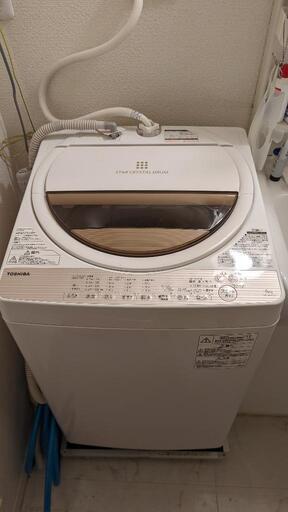 洗濯機　TOSHIBA 2017年製　6kg