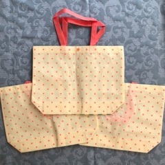 新品！　ショップバッグ　不織布　3枚セットの画像