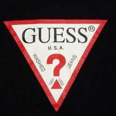 GUESS ゲス　黒　半袖Tシャツの画像