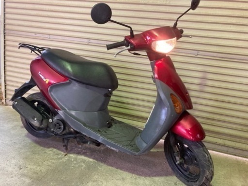 【売約済】実働 BT新品 スズキ CA45A レッツ4  4スト インジェクションバイク 原付 スクーター ワインレッド