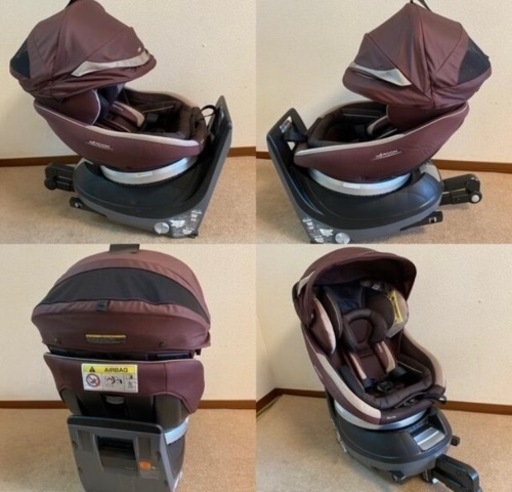 【引き渡し決定】チャイルドシート　コンビ ネルーム ISOFIX エッグショック  NF-700  スパークリングブラウン