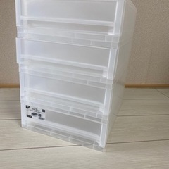 重なる引き出しケース　4点セットの画像